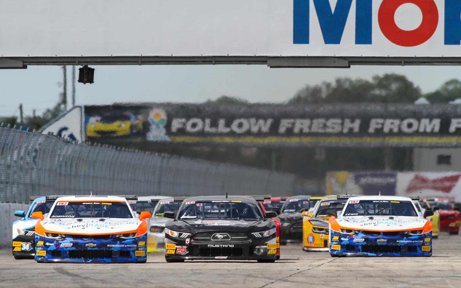 Dillon Machavern takes flag-to-flag TA2 victory in Sebring opener